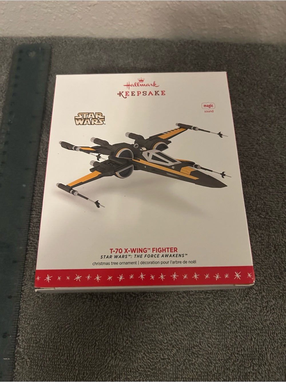 Star Wars T-70 X-Wing Fighter Hallmark Ornament - NIB
